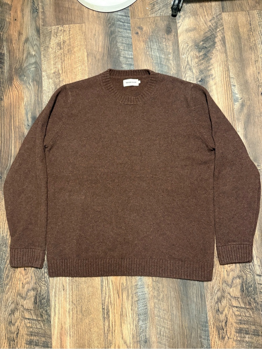 Taylor Stitch Lodge 100% Baby Yak Sweater Coffee 42 L